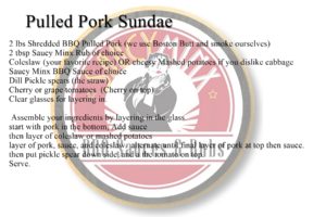 Saucy Minx Sauce Recipe: Pulled Pork Sundae