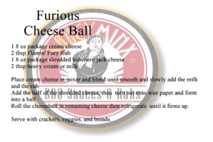 Saucy Minx Sauce Recipe: Furious Cheese Ball